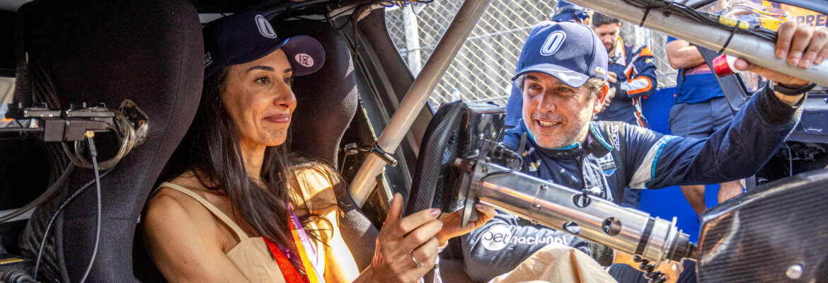 Stock Car: Cacá Bueno leva bicampeã olímpica Sheila Castro em volta rápida no circuito de BH