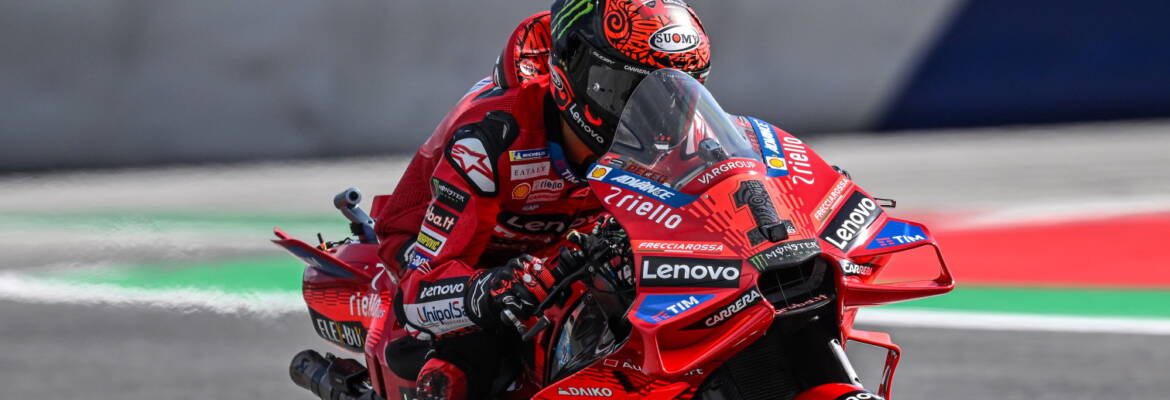 MotoGP: Bagnaia vê problemas de Márquez e Martín e vence sprint na Áustria