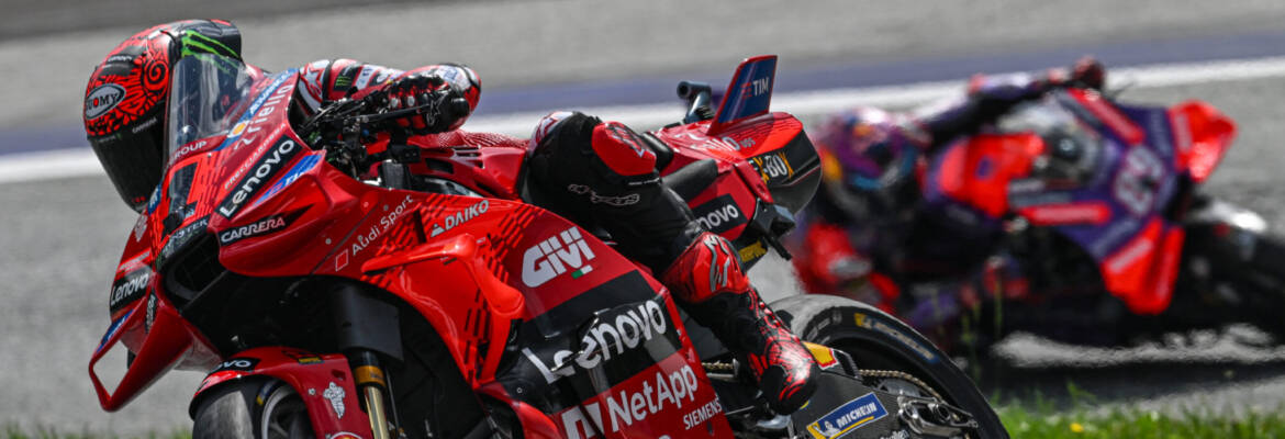 MotoGP: Bagnaia celebra ajuda de Rossi em vitórias na Áustria