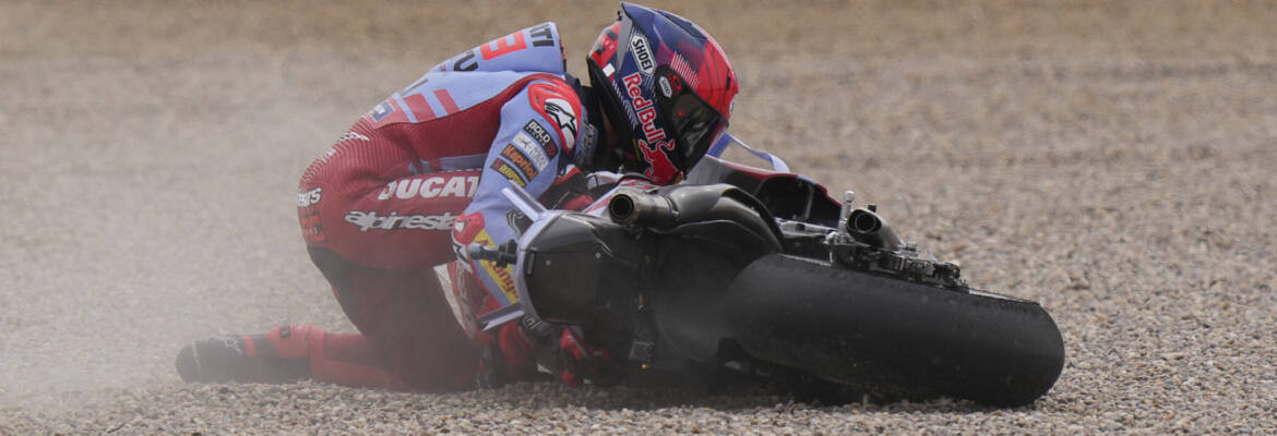 MotoGP: Mesmo na Ducati, Márquez lidera número de quedas em 2024