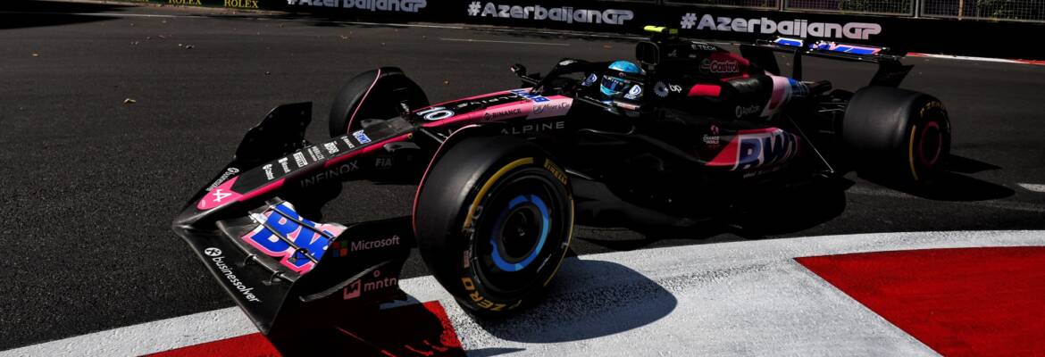 F1: Alpine não teve uma sexta-feira fácil no Azerbaijão