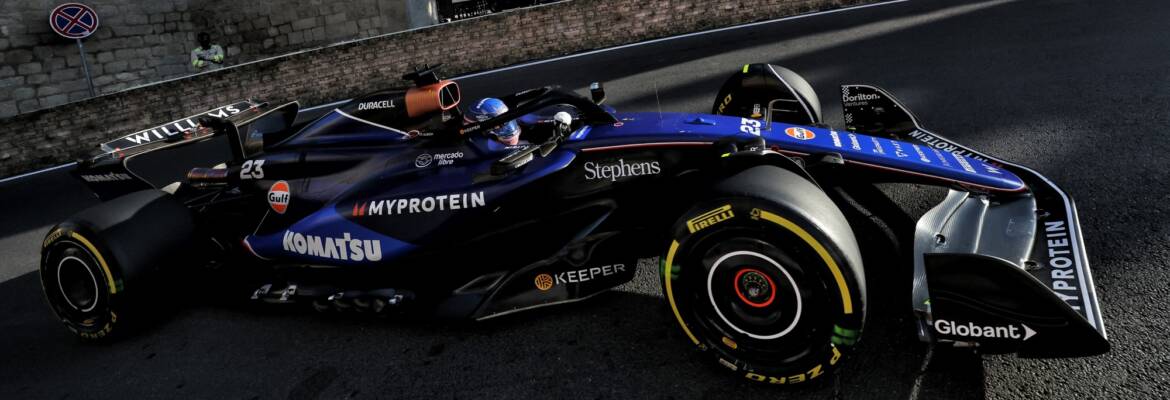 F1: Albon comenta desempenho da Williams em Baku