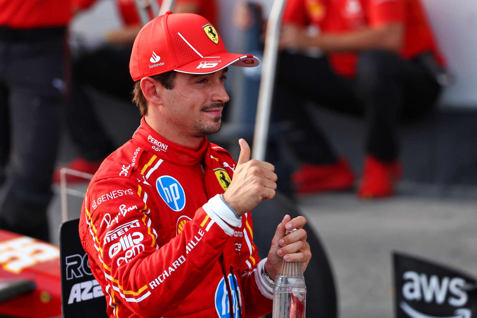 F1: As imagens da pole de Leclerc para o GP do Azerbaijão F1 2024, Fórmula 1, GP do Azerbaijão, Baku