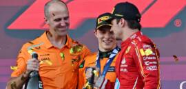 F1: Leclerc e Piastri comentam disputa acirrada no GP de Baku
