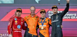 F1: As imagens da vitória de Piastri no GP do Azerbaijão, em Baku