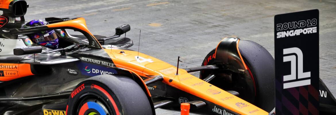 F1: Mais uma vez McLaren tem ritmo forte e Norris garante a pole em Singapura