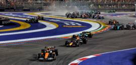 F1: Previsão indica chance de chuva nos treinos e classificação em Singapura