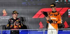 F1: Chefe da McLaren diz que Norris comemora menos para manter foco no título
