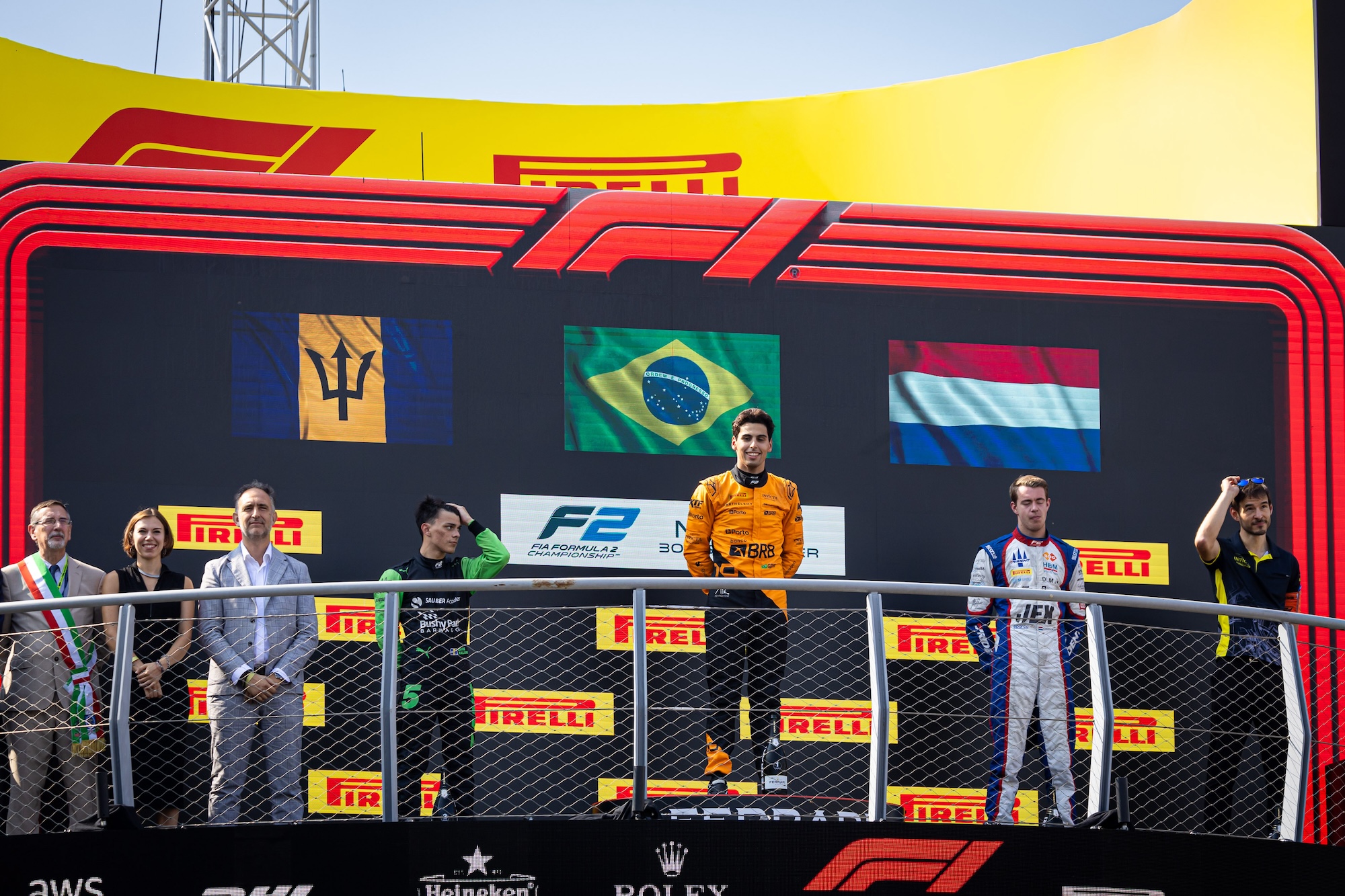 F2: Gabriel Bortoleto venceu corrida de forma heroica na Itália F2: Gabriel Bortoleto venceu corrida de forma heroica na Itália