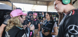 Estagiárias do FIA Girls on Track Brasil pegam no pesado na Copa Truck em Cascavel