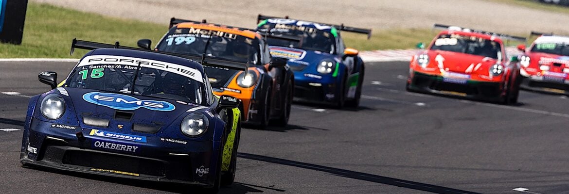 Furo no pneu tira Sanchez e Abreu da disputa pela vitória na etapa de Termas de Río Hondo da Porsche Cup