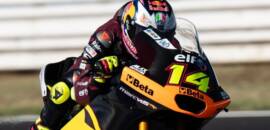 Moto2: Arbolino usa referência de Vietti e é pole; Moreira é 5º