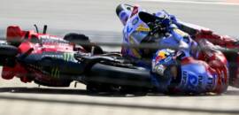 MotoGP: Bagnaia diz que ainda não está 100% após acidente com Márquez