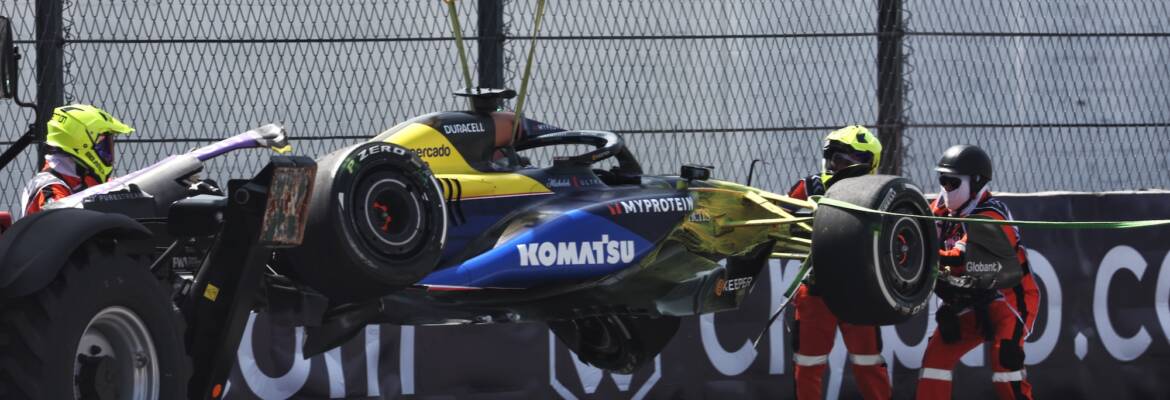 F1: Williams tem prejuízo milionário após três acidentes no fim de semana em São Paulo