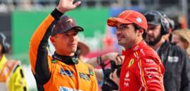 Norris vê Ferrari como principal rival da McLaren na briga pelo título da F1 2024