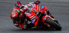 MotoGP: Bagnaia segura pressão de Martín e vence corrida principal no Japão