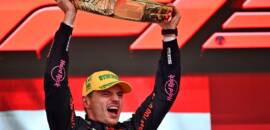 F1: Verstappen leva prêmio por vitória épica no Brasil