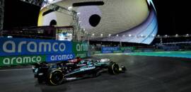 F1: Verstappen reage, mas Russell mantém Mercedes no topo do TL3 de Las Vegas