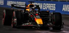 F1: Verstappen supera problemas no TL3 e fecha sessão em quinto lugar em Las Vegas