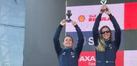 Dupla feminina do FIA Girls on Track Brasil estreia no pódio na final da Mitsubishi Cup 2024