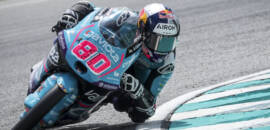 Moto3: Campeão David Alonso domina treinos de sexta-feira