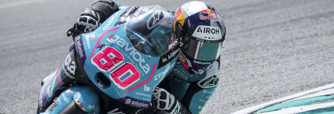 Moto3: Campeão David Alonso domina treinos de sexta-feira