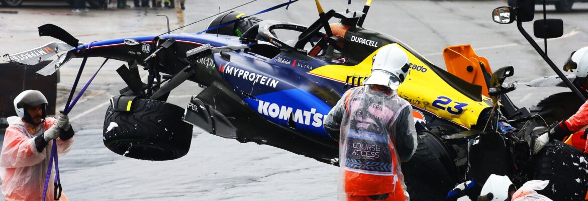 F1: Williams reconstrói dois carros a tempo de GP de Las Vegas