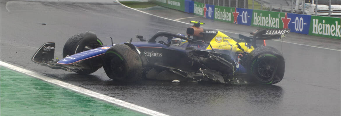 F1: Williams enfrenta escassez de peças após sequência de acidentes