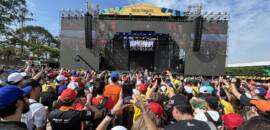F1: Pilotos provocam forte reação do público na “Fanzone”