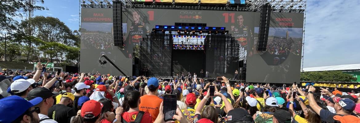 F1: Pilotos provocam forte reação do público na “Fanzone”