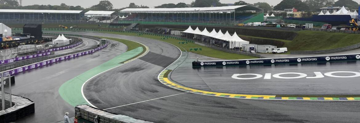F1: Interlagos amanhece com chuva e neblina antes da classificação para o GP de São Paulo
