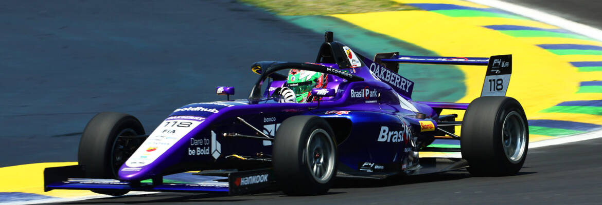 Oakberry Bassani lidera o treino livre da Fórmula 4 com Matheus Comparatto