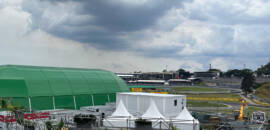 F1: Público tem benefícios, mas encara chuva em espaço no Autódromo de Interlagos