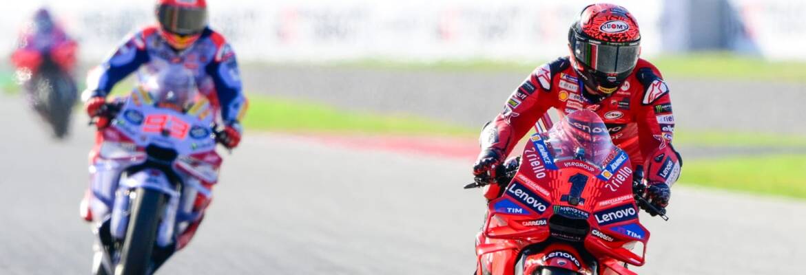 MotoGP: Bagnaia analisa temporada e crê que Martín “fez trabalho melhor”