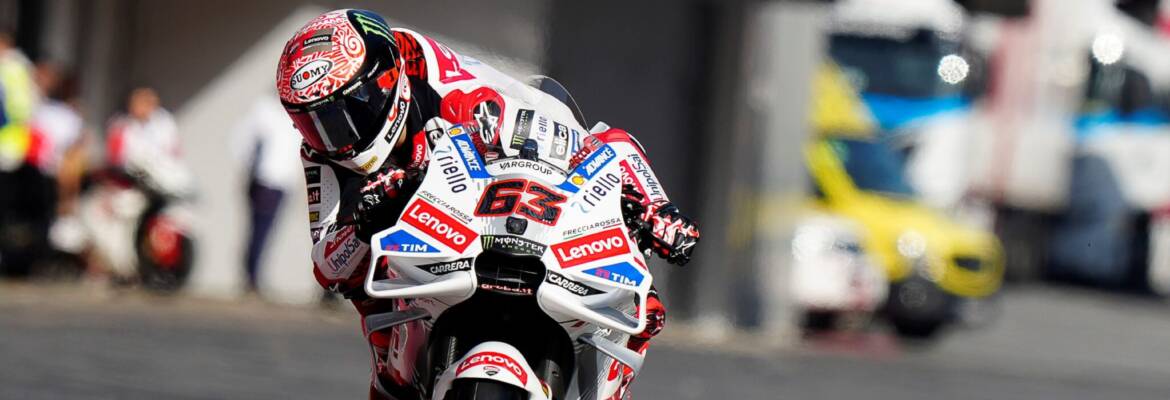 MotoGP: Bagnaia avalia mal teste com rádio em Barcelona: “não está pronto”
