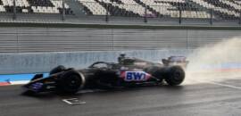 F1: Pirelli testa pneus de chuva para 2026 com a Alpine na França