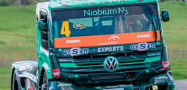 Felipe Giaffone lidera os dois primeiros treinos antes da decisão do título da Copa Truck em Goiânia