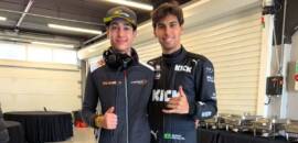Miguel Costa testa com F4 em Barcelona e visita Gabriel Bortoleto após treino da F1