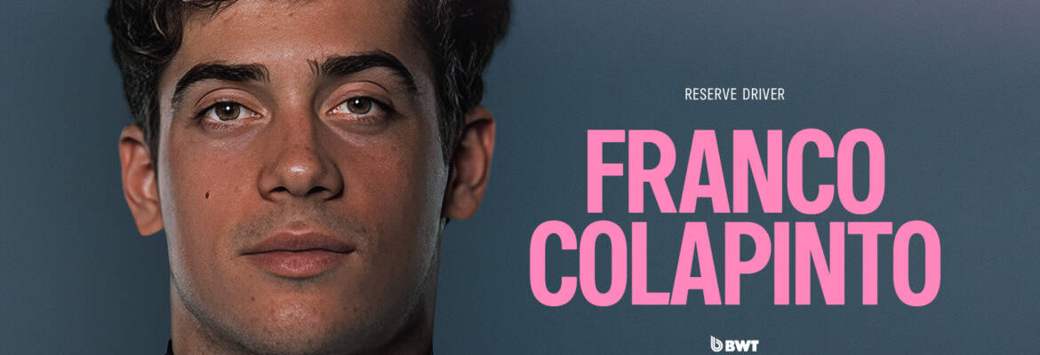 F1: Alpine anuncia Colapinto como reserva para 2025