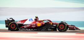 F1: Ferrari SF-25 completa 141 voltas no primeiro dia de testes em Sakhir