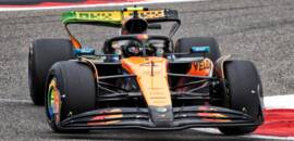 F1: Norris lidera com McLaren começando bem nos testes