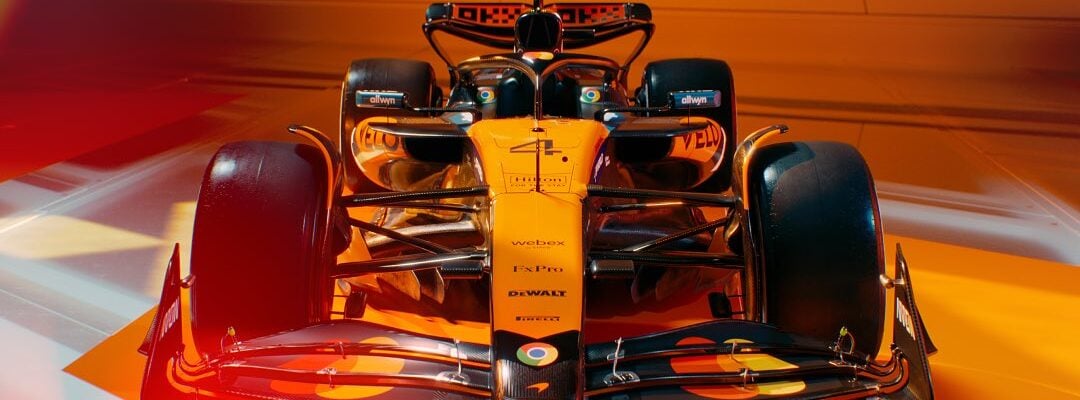 F1: McLaren mantém laranja papaya e preto para brigar em 2025