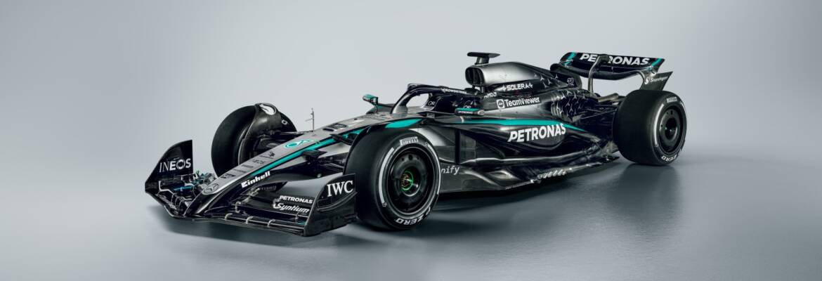 F1: Mercedes revela W16 com dupla inédita Russell e Antonelli