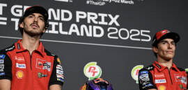 MotoGP: Bagnaia diz esperar duelo ferrenho com Márquez na Ducati