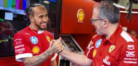 F1: Hamilton será o primeiro campeão mundial a correr pela Ferrari desde 2015