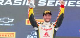 NASCAR Brasil: Gabriel Casagrande escala pelotão e conquista segundo lugar em Campo Grande