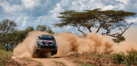 Líder do campeonato, TOYOTA GAZOO Racing celebra 100 ralis no WRC com disputa no Quênia