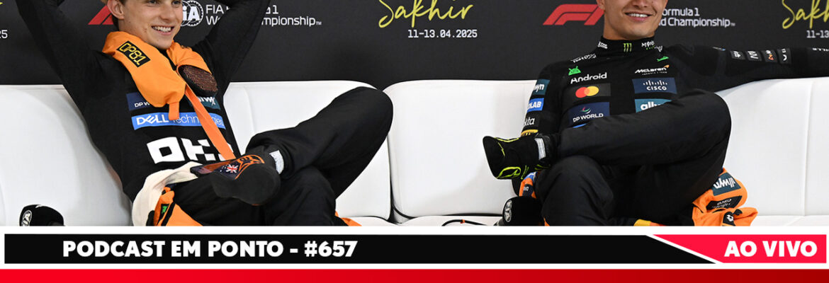 F1: Acompanhe ao vivo a gravação do Podcast Em Ponto #657