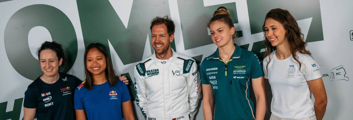 F1: Vettel promove corrida em Jeddah com presença de brasileira da F1 Academy