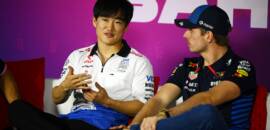 F1: Verstappen fala sobre dificuldades de Tsunoda na Red Bull